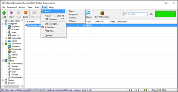 Internet Download Accelerator Portable screenshot 8
