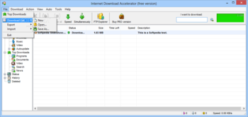 Internet Download Accelerator screenshot 3