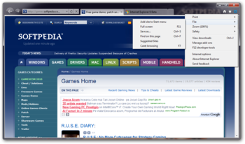 Internet Explorer 9 screenshot 2