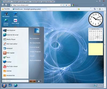Internet Explorer addon for SilveOS screenshot