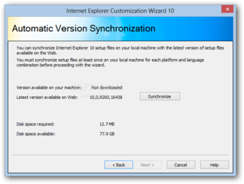 Internet Explorer Administration Kit screenshot 6