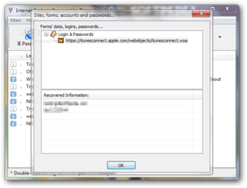 Internet Explorer Password screenshot 2