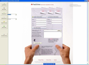 Internet Faxing to China Software Suite screenshot