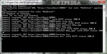 Internet Information Services Express screenshot