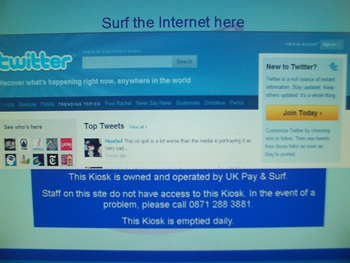 Internet Kiosk - Self Service screenshot