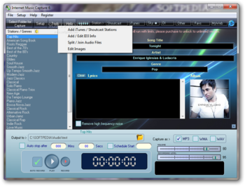 Internet Music Capture screenshot 3