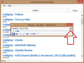 Internet Music Downloader screenshot 2