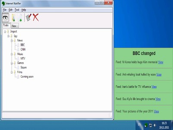 Internet Notifier screenshot
