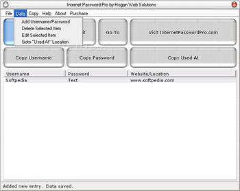 Internet Password Pro screenshot 3