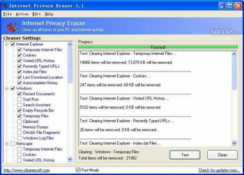 Internet Privacy Eraser screenshot 2
