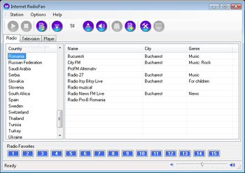 Internet RadioFan screenshot