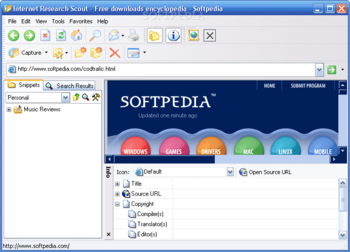 Internet Research Scout screenshot