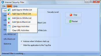 Internet Security Filter screenshot 4