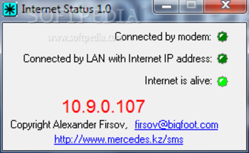 Internet Status screenshot