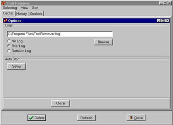 Internet Trail Remover screenshot