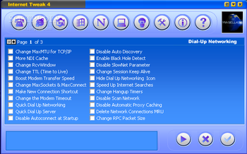 Internet Tweak screenshot