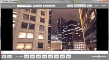 Internet Video Manager screenshot