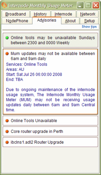 Internode Monthly Usage Meter screenshot 5