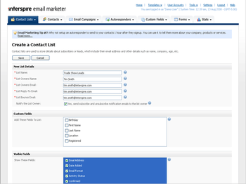 Interspire Email Marketer screenshot 3