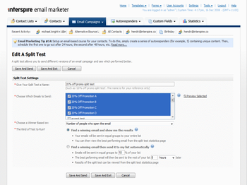 Interspire Email Marketer screenshot 4