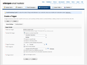 Interspire Email Marketer screenshot 6