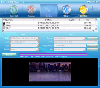 Intertech DVD Ripper screenshot 2