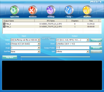 Intertech DVD to PSP Converter screenshot 3