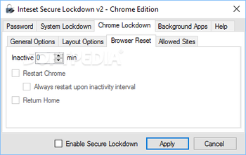 Inteset Secure Lockdown Chrome Edition screenshot 7