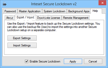 Inteset Secure Lockdown screenshot 7