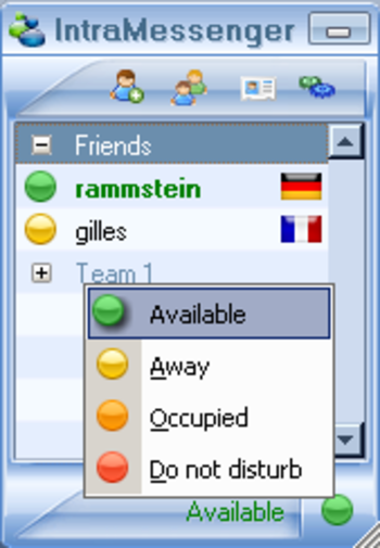 IntraMessenger for Client screenshot