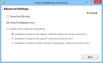 Intuit QuickBooks File Doctor screenshot 2