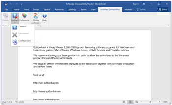 Invantive Composition for Word screenshot