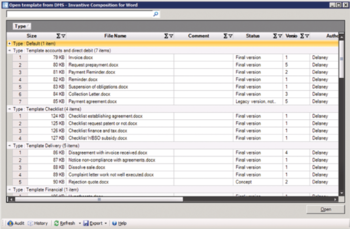 Invantive Composition for Word screenshot 2