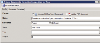 Invantive Composition for Word screenshot 4
