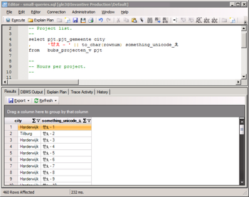 Invantive Query Tool screenshot