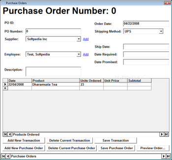 Inventory Management Database Software screenshot 2