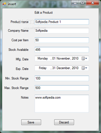 Inventory Management System screenshot 2