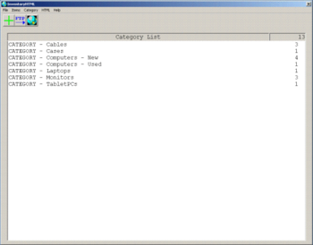 InventoryHTML screenshot