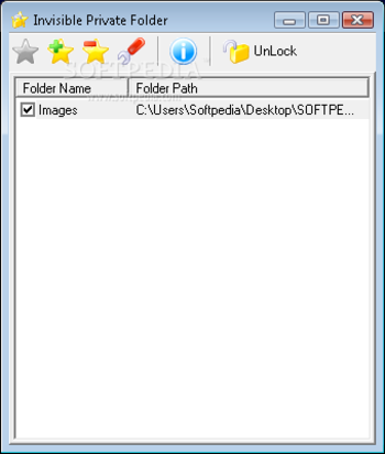 Invisible Private Folder screenshot