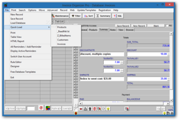 Invoice Organizer Pro screenshot 3