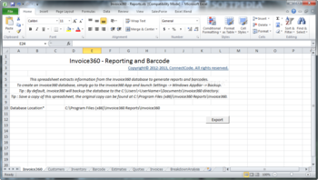 Invoice360 - Reporting and Barcode screenshot