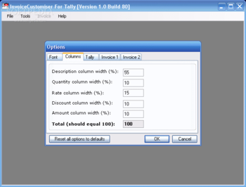 InvoiceCustomiser For Tally screenshot