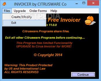 Invoicer screenshot