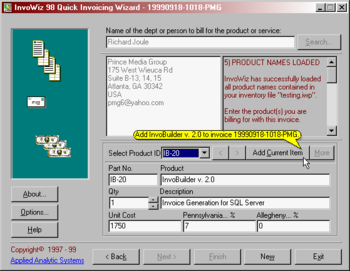 InvoWiz Pro screenshot 2