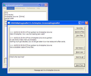Inygma-Net screenshot