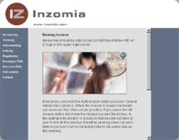 Inzomia Web trial screenshot 2