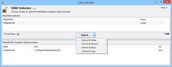 IObit Unlocker screenshot 2