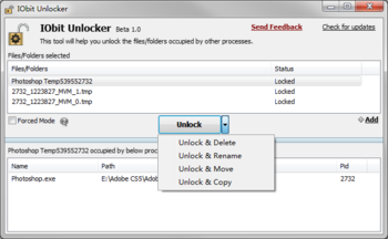 IObit Unlocker Portable screenshot 2