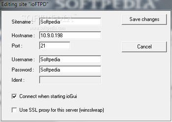 ioFTPD screenshot 2