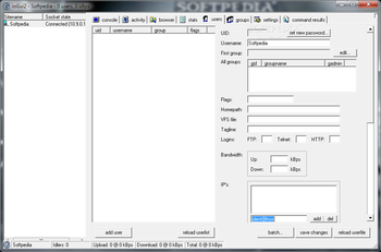 ioFTPD screenshot 4